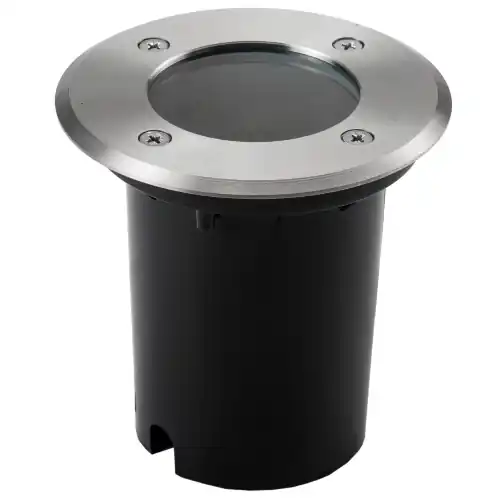 Faretto lampada carrabile IP65 ø 120x104 mm in alluminio e acciaio fornito senza lampada per giardino esterno Nieuw
