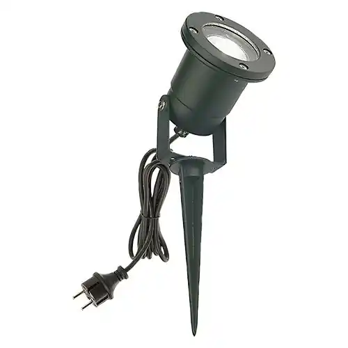 Faro faretto da giardino orientabile ip44 con picchetto 50W luce bianca per esterno Op = Op