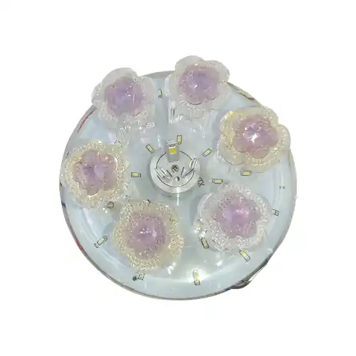 Faro faretto led 7W viola faro in vetro da incasso Ø 11,5 cm controsoffittature Hete Deal