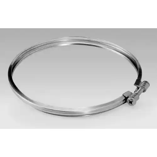 fascetta di giunzione Ø 8 cm acciaio inox stufa stufe a pellet stringitubo Koopje