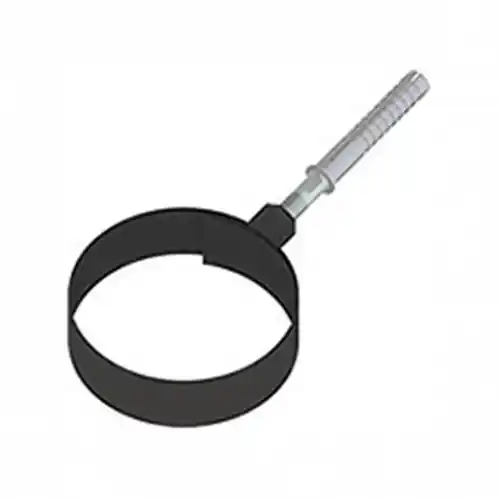fascetta murale Ø 80 mm per fissaggio canna fumaria acciaio nero opaco Rechtstreeks Van De Fabrikant
