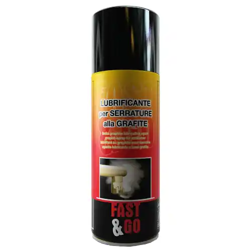 Fast&Go bomboletta spray 200 ml grasso grafite per serrature lucchetti Tijdelijk Beschikbaar