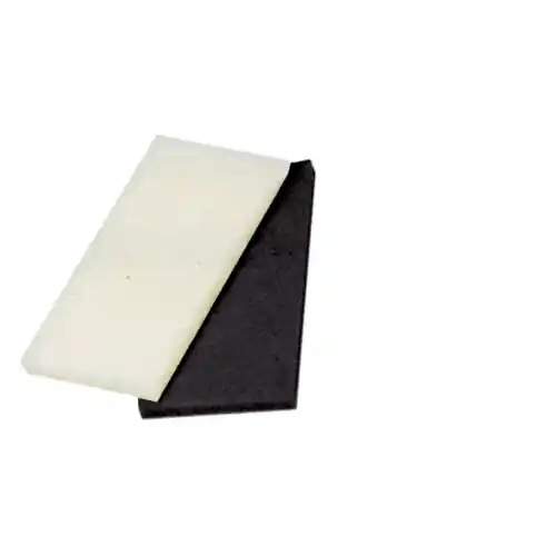 Speciale Aanbieding feltro abrasivo nero pulizia 250x115 mm per pulitura frattone portafeltri