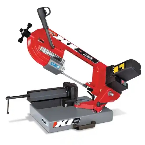 Koop Vandaag Femi Art.785XL segatrice a nastro per taglio metallo 1600W sega elettrica angolo di taglio da 0° a 45° sinistra