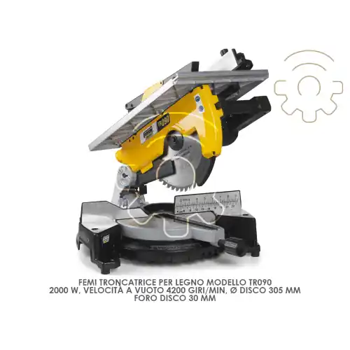 Bestseller Femi troncatrice legno TR090 2000 w ø disco 305 mm sega circolare