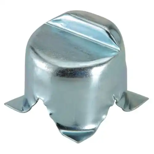 fermacancello blocco zincato fermo arresto per cancello Ø 103x103 mm Nieuw