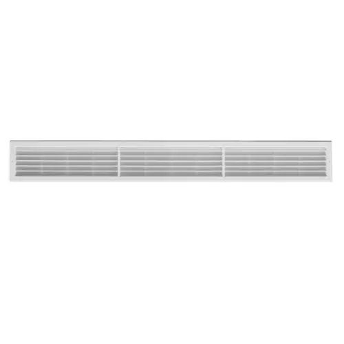 First Griglia da incasso con rete antinsetti L 1042 XH 130mm e foro 1008 x 96mm in ABS di colore bianco per ventilazione in ambienti interni ed esterni Gratis Retour