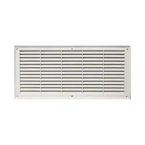 First Griglia di ventilazione rettangolare da sovrapporre senza rete in abs 500x227 mm interasse tra i fori 474x201 mm colore bianco per ambienti interni ed esterni Beste Prijs