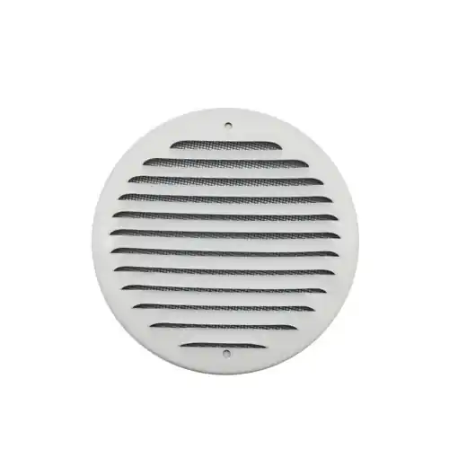 First Griglia di ventilazione tonda in metallo da sovrapporre Ø 175 mm colore alluminio bianco Lage Prijs