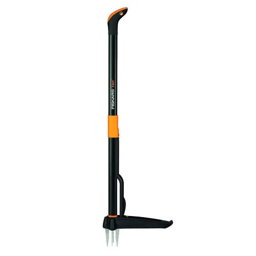 Fiskars estirpatore di erbacce XACT in acciaio inossidabile con impugnatura in plastica Goedkoop