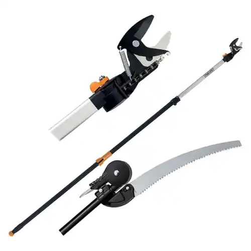 Finale Uitverkoop Fiskars potatore telescopico angolo di taglio regolabile ø taglio 32 mm lunghezza da 240 a 410 cm