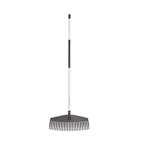 Fiskars scopa per foglie leggera in resina con manico in alluminio 25 denti Betrouwbaar