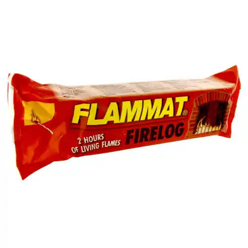 Uitverkoop Flammat Firelog tronchetto 1,10 kg accendifuoco ceppo per camino caminetto stufa