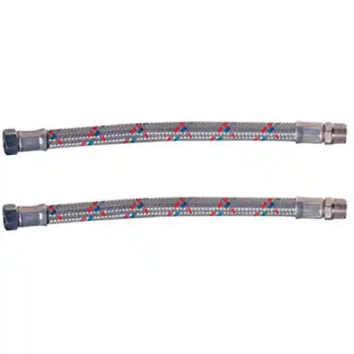 flessibile antivibrante acqua 50 cm attacco M-F 3/4" in acciaio zincato Rechtstreeks Van De Fabrikant
