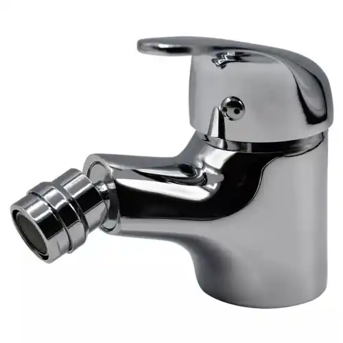 Actieprijs Fluxy Urano miscelatore monocomando per bidet in finitura cromata cartuccia Ø 40 mm con piletta di scarico inclusa rubinetti per il bagno