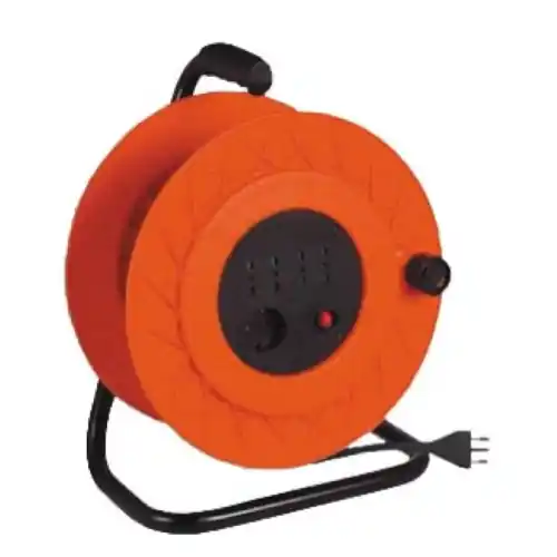 Fme 11.023 prolunga avvolgicavo 50ml spina 16A+T 4 prese bipasso +T 1 schuko Laatste Kans