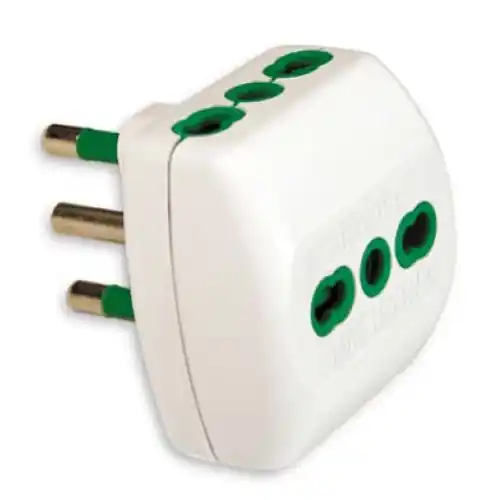 Fme adattatore multiplo da 16A 2P+T a 3 prese bipasso 2P+T Korting