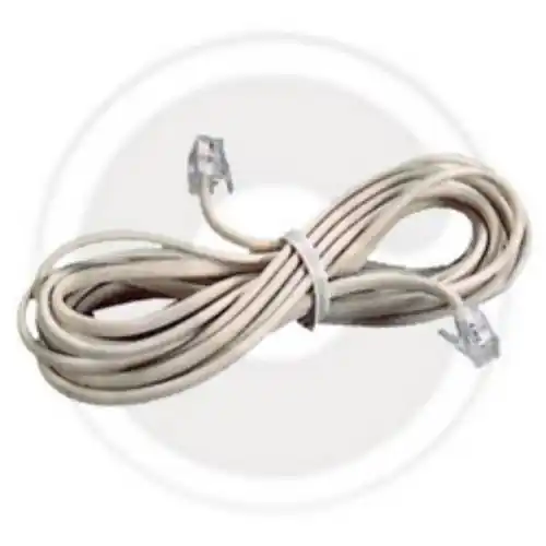 Fme art 21.280 prolunga per telefono da 3 ml con 2 plug 6/4c bianco Beperkte Voorraad