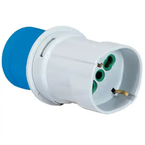Fme art 73.100 adattatore semplice 16A CEE blu 1 presa bipasso + schuko Meest Verkocht