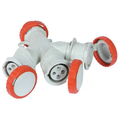 Speciale Aanbieding Fme art 73.140 adattatore multiplo triplo a 3 prese 2P+T 16A CEE blu 380V