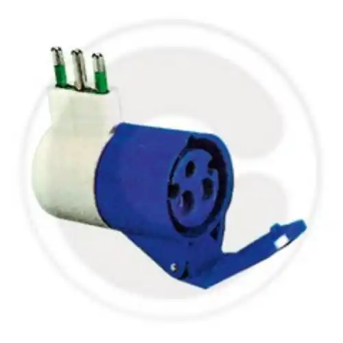Beperkte Voorraad Fme art 78.000 adattatore industriale semplice 220V 16A+T a 2p + T blu