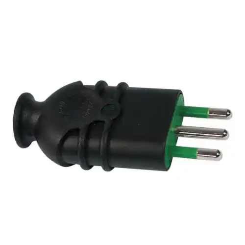 Alleen Vandaag Fme art 80.101 spina diritta HI-PRO nera italiana 2P + T 10A S11 CEI