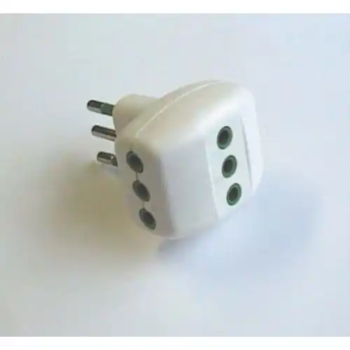 Fme art 87.200 adattatore multiplo triplo da 2P 10A+T a 3 prese italiane Seizoensaanbieding