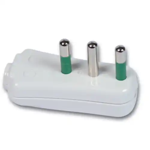 Betaalbaar Fme Fortek art 82.540 spina ribassata 16A + T norme CEI spinotto bianco