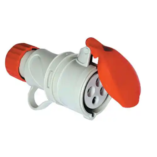 fme presa volante IP44 art 71104 CE 3P + T 380 V materiale termoplastico Premium