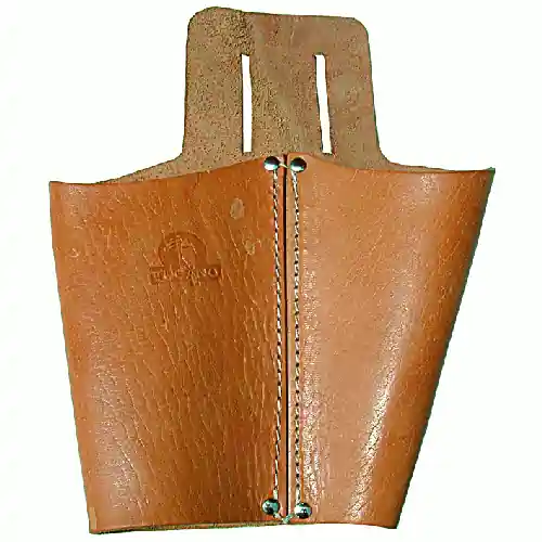 Koop Online fodero porta forbici e segaccio in cuoio 2 tasche forbice pota vigna
