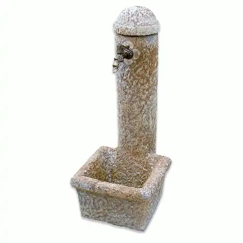 Gratis Retour fontana da giardino pisa fontanella a colonna in pietra marmo e cemento