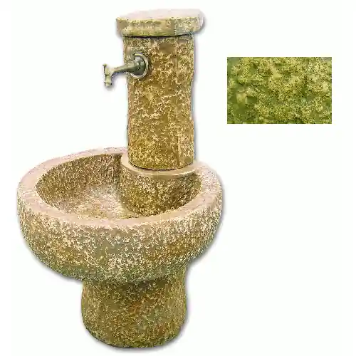 fontana in pietra da giardino firenze fontanella a colonna marmo e cemento Lage Kosten