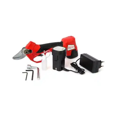Betrouwbaar Forbice Sbaraglia a batteria Eduard Pro 16.8V 2.5Ah taglio max 25 mm in valigetta 2 batterie e carica batterie per potatura giardini