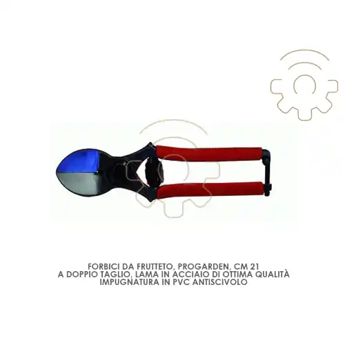 Korting Forbici da frutteto Progarden dopio taglio 21 cm lama acciaio impugnatura pvc