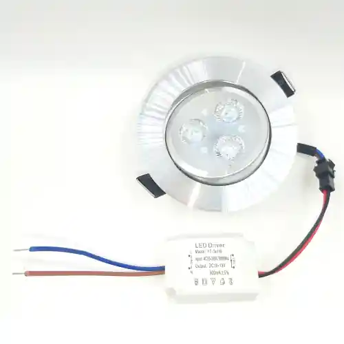 Snelle Levering Foyu faro faretto tondo a led 3W luce bianco ghiaccio 6500K per cartongesso ad incasso