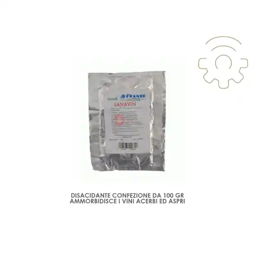 Gratis Retour Franke disacidante Sanavin 100 gr anti acidità vino enologia