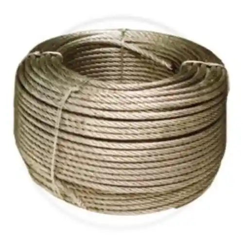 fune metallica in acciaio zincato anima tessile 72F Ø 14 mm cavo cavetto Direct Verzonden