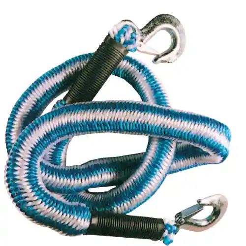 Voordeelprijs fune per traino elastica estensibile cm 150 capacità 2800 kg cavo corda gancio