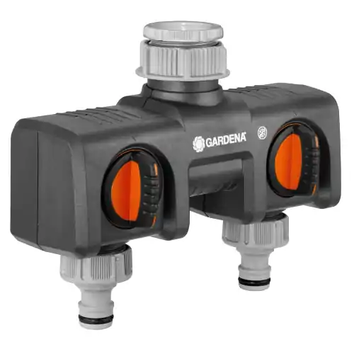 Actieprijs Gardena sdoppiatore distributore a due vie per irrigazione in plastica per giardino casa campo