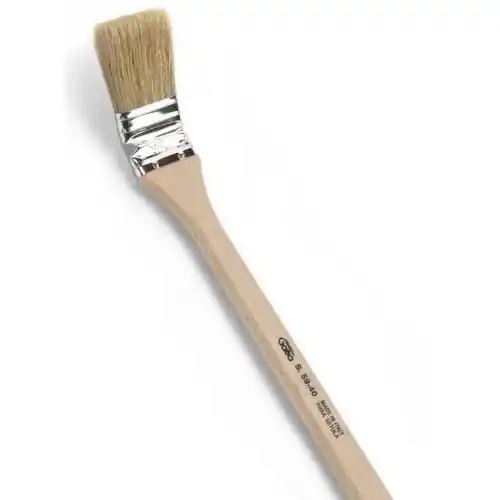 Gava 59/I pennello radiatore in pura setola bionda pennellino per termosifoni con manico in legno made in italy (Setola bionda - 30 mm) Gereduceerde Prijs