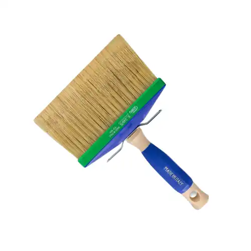 Gava pennellessa 249/s antigoccia super bionda plafone con manico in plastica per tutte le pitture e smalti uso professionale (Setola bionda - 17x7 cm) Actieprijs