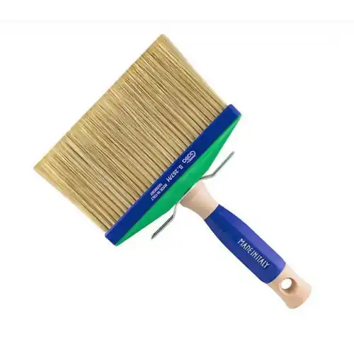Gava pennellessa professionale 267/H setola sintetica harmony antigoccia plafone con manico in plastica per tutte le pitture e smalti (Setola bionda - 16x6,5 cm) Speciale Aanbieding