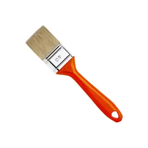 Gava pennello pennellessa pura setola bionda art.175 con manico in plastica per smalti vernici pitture made in italy (Setola bionda - 50 mm) Voordeelprijs