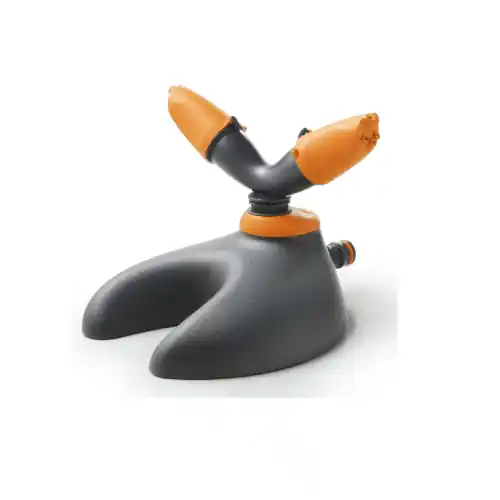 GF Art.5632 irrigatore 2 bracci "ROTAX" con base portata massima 19 l/min per irrigazione giardino Dagaanbieding