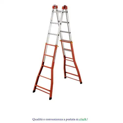 Alleen Vandaag Gierre scala telescopica multiuso Peppina Super 4+5 gradini portata 100 kg