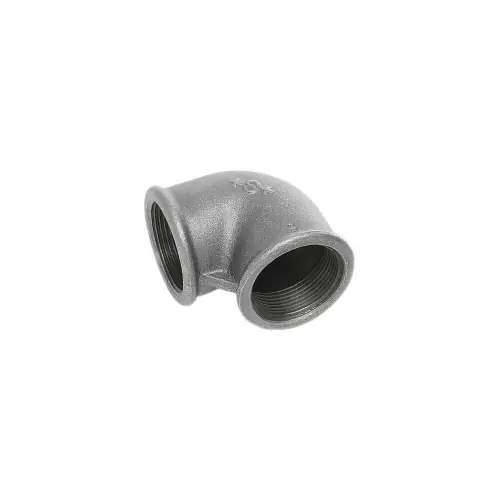 Gomito curva 90° in ghisa zincata con attacco femmina femmina per tubi idraulica (Ghisa zincata - Ø 1 1/4") Gratis Retour