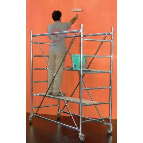 Grim ponteggio trabattello in acciaio zincato cm 370 h portata 200 kg Lage Prijs