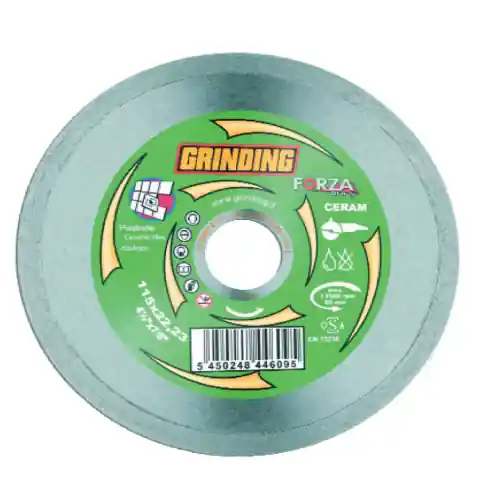 Grinding disco diamantato continuo Ø115 mm per smerigliatrice ceramica Rechtstreeks Van De Fabrikant