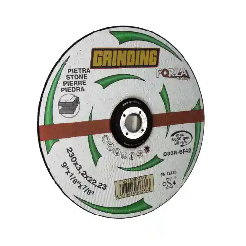 Laatste Versie Grinding Forza disco per marmo 230 x 3,2 mm a centro depresso abrasivo al carburo di silicio taglio pietre ghisa