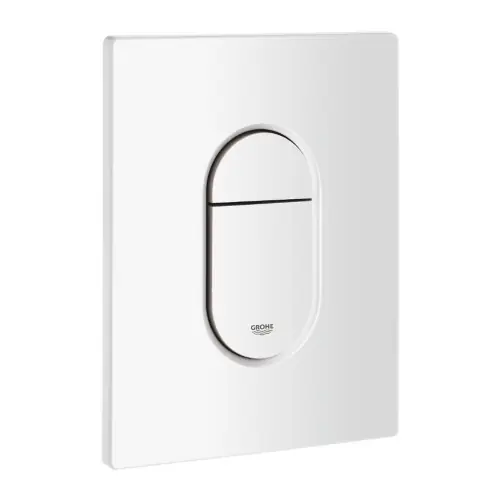 Laatste Kans Grohe Arena Cosmopolitan Placca di comando in abs bianca 156x197mm, piastra di azionamento per cassette di sciacquo da incasso